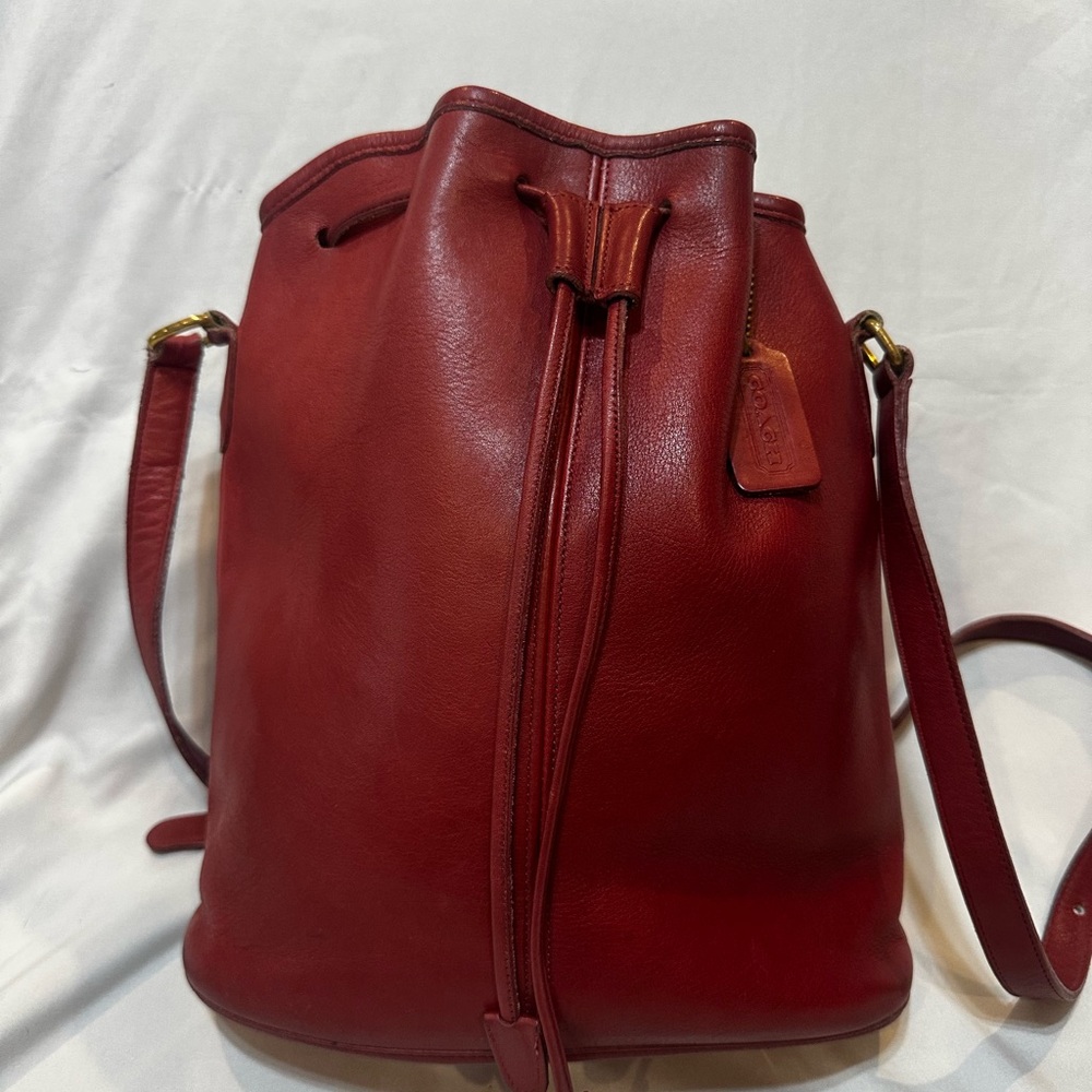 Vintage Coach Lula's Legacy 9952 Drawstring Bucket Bag ❤️